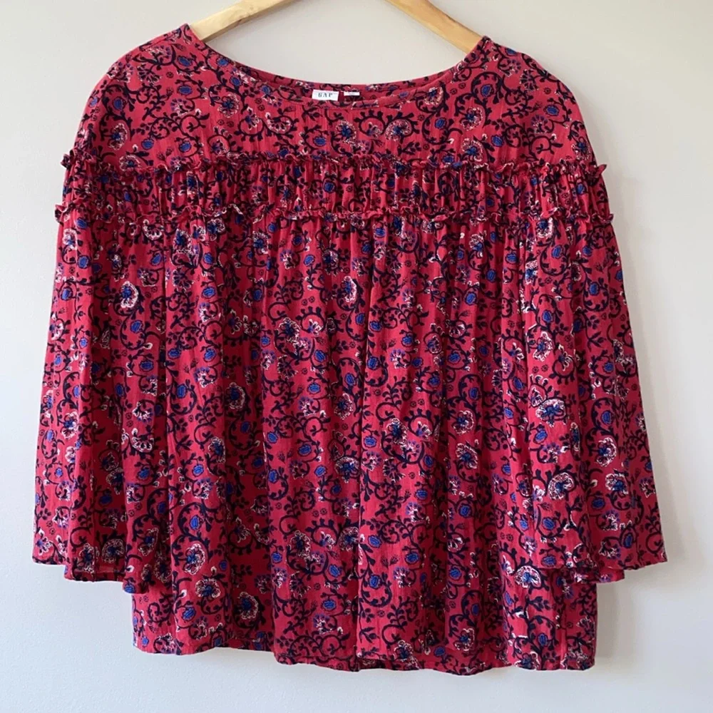 Gap Tiered Ruffle Top - Picture 2 of 7